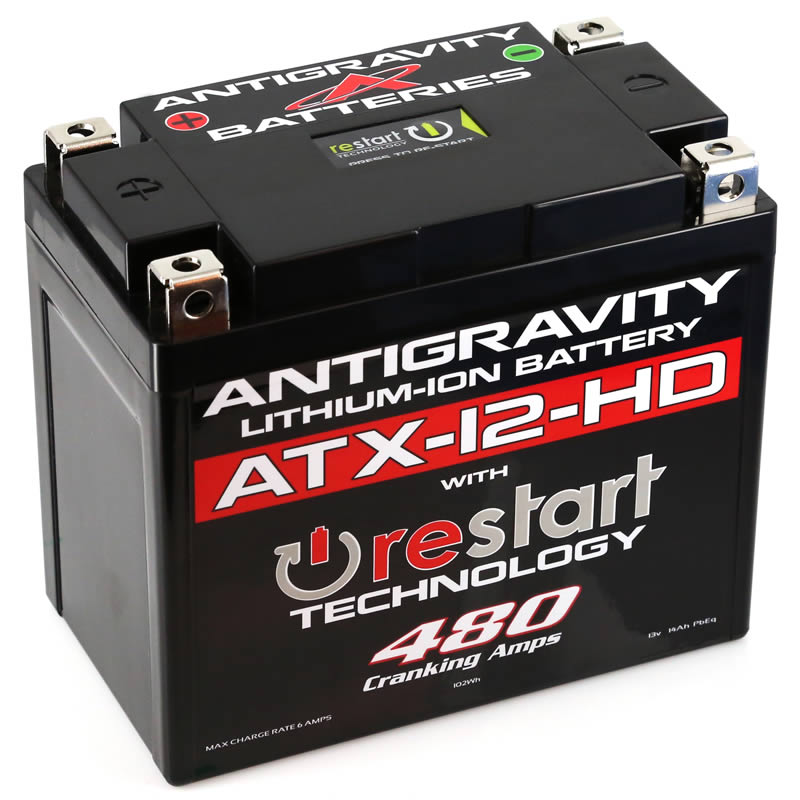 Antigravity ATX12-HD RE-START Lithium Motor Sport Battery Mele Design Firm
